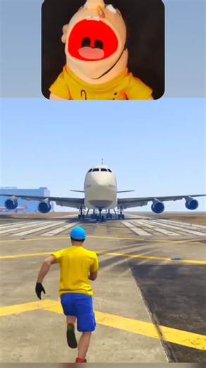 Jeffy Fran on Instagram: "Jeffy Gets Ran Over by a Plane in GTA 5! #jeffy #sml #reels #instagramreels #explorepage"