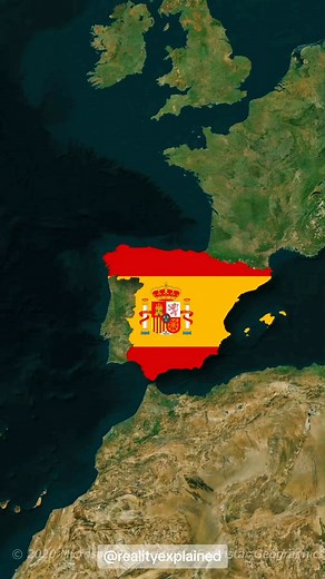 3.3K views | What Countries Does SPAIN Borders ??  #country #spain #uk #france #portugal #marocco #geography #maps #politics #gibraltar #facts #interestingfacts #europe #countries #border #mediterranean #tiktok #fyp #fypシ #foryou #unitedkingdom | Brown Archer | Facebook
