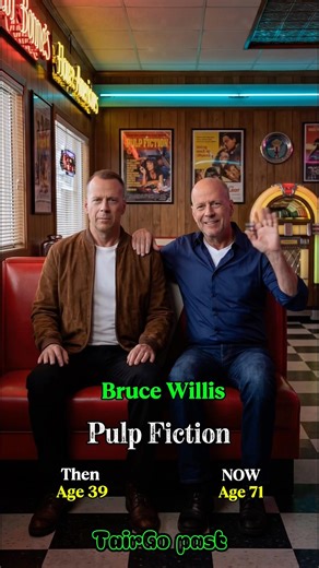 Pulp Fiction Legends: Then (1994) vs Now (2026) part 1🔥🎬#PulpFiction #BruceWillis