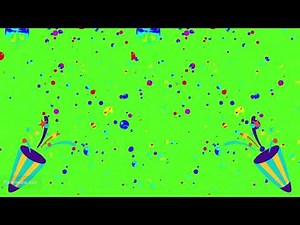 Festive Party Celebration 🎉🎈 Confetti Green Screen Effects Video