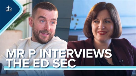 Education Secretary meets @ICT_MrP to answer questions on the schools white paper | Department for Education