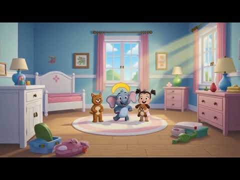 Baby Learns First Words! 🐘 Fun Cartoon for Kids