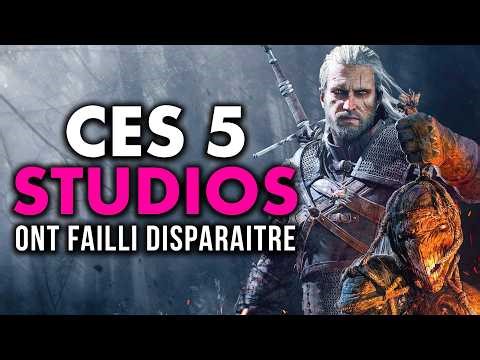 5 STUDIOS qui ont failli DISPARAÎTRE… avant de revenir au sommet ! (CD Projekt, IOI...)