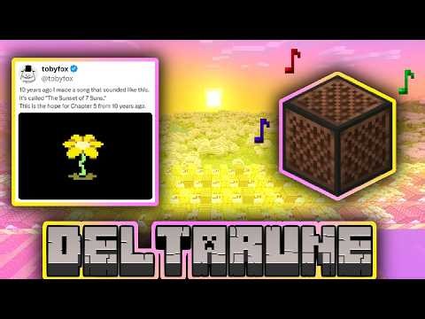 DELTARUNE - The Sunset of 7 Suns. (Minecraft Note Block Remix) ♫