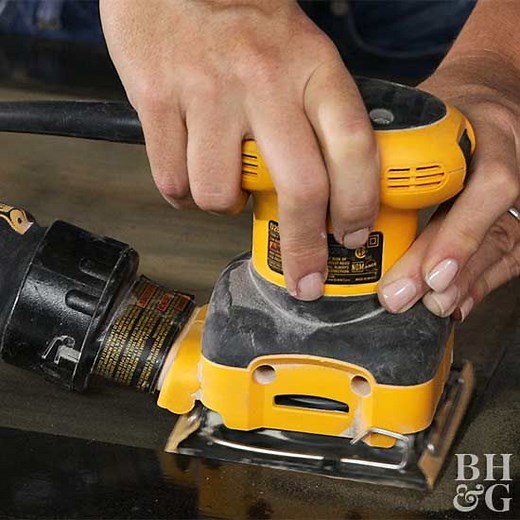 How to Use a Palm Sander