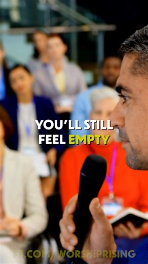 You can attend all Christian events, (revival nights, worship nights, conferences) but you'll still feel empty if your heart doesn't change. True joy and peace only come through a relationship with God. | Worship Rising