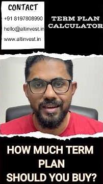 How Much Term Insurance Do You REALLY Need? Term Plan Calculator Explained | Axis Max Life Term Plan