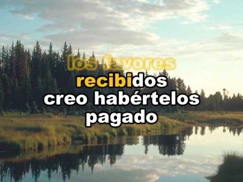 Carlos Gardel - Mano a Mano karaoke letra lyric
