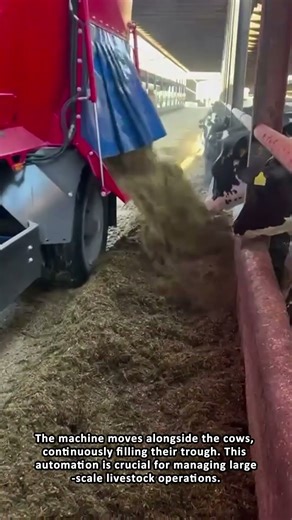 How Are Hundreds of Cows Fed at Once?