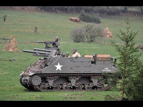M7B2 Priest in combat reeanactment