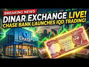 Breaking from Frank26: Chase Bank Launches Dinar Exchange — Big Moment for Investors! ⚡ Iraqi Dinar