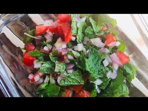 Easy Fresh Mint Salad Recipe🌿