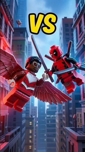 Making the Ultimate Custom Deadpool & Falcon in LEGO Marvel! #lego Marvel #legogames #deadpool