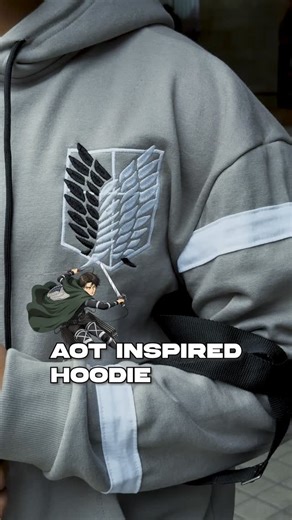 Vaivene on Instagram: "🪽 AOT – Wings of Freedom Premium Heavyweight Hoodie 🪽 Inspired by Attack on Titan (Shingeki no Kyojin) and the spirit of the Survey Corps, this hoodie represents freedom, strength, and sacrifice. Designed as premium anime streetwear, featuring embroidered Wings of Freedom details and a clean manga-inspired look — perfect for winter fits. ⚔️ Shinzo wo Sasageyo. Tatakae. Made for true AoT fans. 🔥 Limited Edition Drop. #attackontitan #wingsoffreedom #animestreetwear #anime