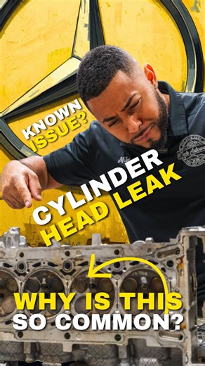 Modern Mercedes engines are starting to have cylinder head issues and we’re seeing it more often than people realize. Right now we have an M264 in the shop that came in with a check engine light and a misfire, which is a common complaint. This is a known issue, and Mercedes has issued a Technical Service Bulletin related to this concern. After proper diagnosis and a compression test, we found low compression caused by leaking valve seats inside the cylinder head. We’re seeing the same failure pa