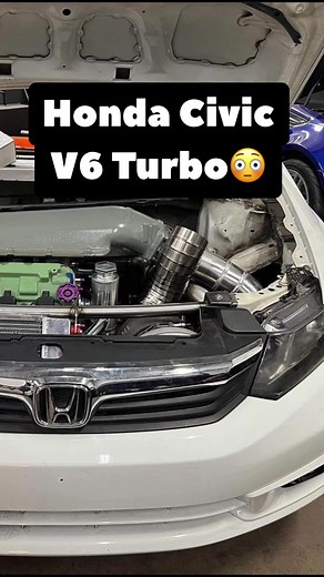 36K views · 826 reactions | World’s First Honda Civic 9th gen Si with a Honda V6 turbo J swap!! Check out the Titanium downpipe all fabbed up and tucked behind the bumper! by Axion Industries  #Honda #HondaCivic | HondaPro Jason | Facebook