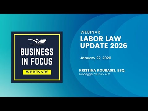 Webinar: 2026 Labor Law Update - January 22, 2026