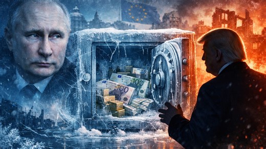 Over €300 billion of Russian assets are frozen across the globe — with most of it sitting in Europe