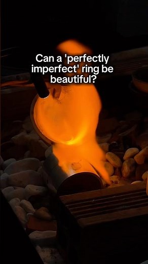 Making a Wabi-Sabi Ring from scratch! 🔨✨ #jewelrymaking