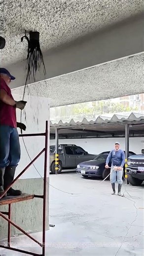 Clearing the Gunk: How Two Workers Battle Roof Grime to Keep Structures Safe