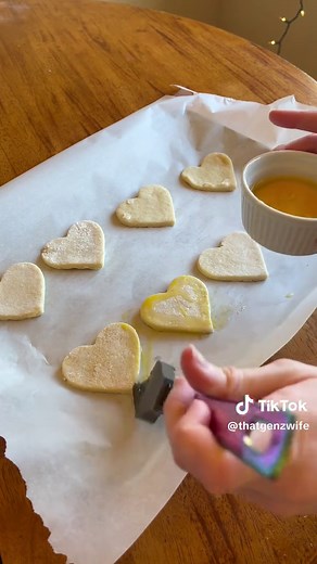 valentine’s day pop tarts 🩷🩷 i used @Amy&Carmyn | Little Spoon Farm recipe for sourdough discard pop tarts and used heart shaped cookie cutters instead of the usual shapes! you can do any flavor you’d like too - i did raspberry. #galentinespartyinspo #valentinesbaking #heartshapedpoptarts #homemadepoptarts #sourdoughdiscardrecipe