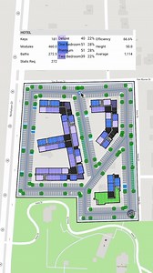 17K views · 3.2K reactions | Hotel layouts with TestFit Site Solver >>> #architecture #realestate #ai #hotel | TestFit | Facebook