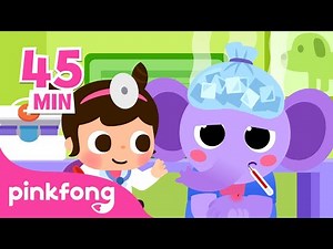 Bébé Éléphant Visite le Docteur | +Comptines Bébé | Pinkfong, Bébé Requin ! Chansons pour Enfants
