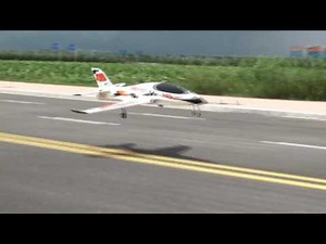 Pilot-RC Predator jet heavy landing test