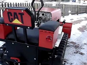 Mini Dozer, Homemade, Eigenbau, walk around. Tracked Vehicle