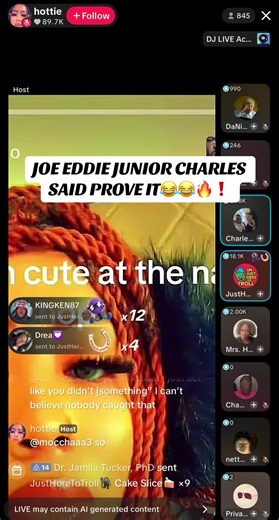 JOSEPH EDWARD JUNIOR CHARLES SAID PROVE IT😂😂❗️#msnetta #netta #mrsnettaandcharles #mrsnetta #fyp