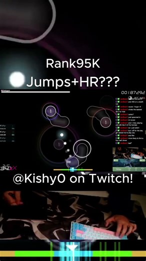 Rank 95K 7* HR Jumps! #osu #osugame #music #song #spedup