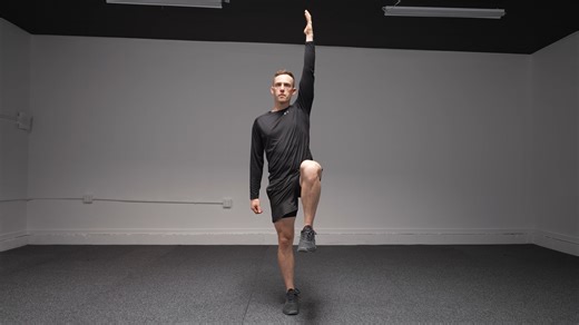 274. Single Leg Balance Toe Touch