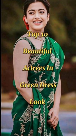 Top 10 Beautiful Actress in Green Dress Look 👰😍 #2026 #love #beautifulscene #mostgorgeous #actress