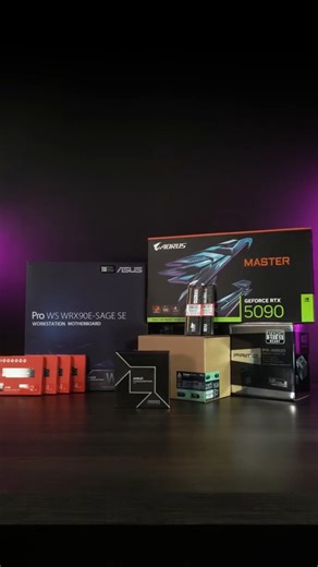 #amd Threadripper PRO 9975WX + #rtx5090