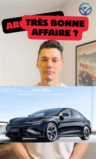 Bien Choisir Son Leasing on Instagram: "BYD Seal à 399€/mois (LLD PRO et Particulier) : on valide ou on passe ? 🧐⚡️ Entre l'apport, l'entretien et la fiscalité pro, on décortique tout pour vous ! Au programme de cette vidéo : 🔍 L'offre LLD, à la loupe : mensualité réelle de 477 €/mois sans apport, 49 mois et 40 000 km, ⚖️ Le Score Leasing : elle obtient 12,4/20, c'est une offre correcte et honnête, 💼 Spécial Pros : Pas de malus, pas de TVS, et une déductibilité totale du loyer ! Le coût de dé