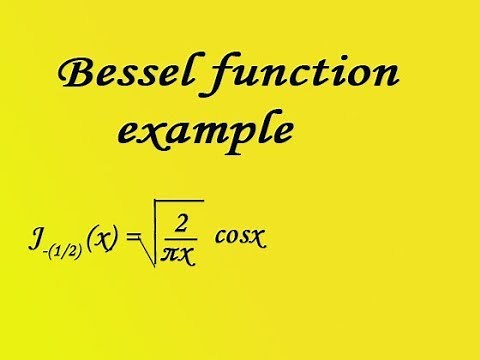 Bessel's example prove that J(-1/2) (x)=? (PART-2) good and simple example