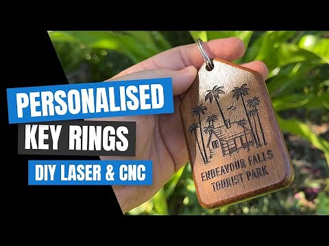 Making Key Rings on a CNC