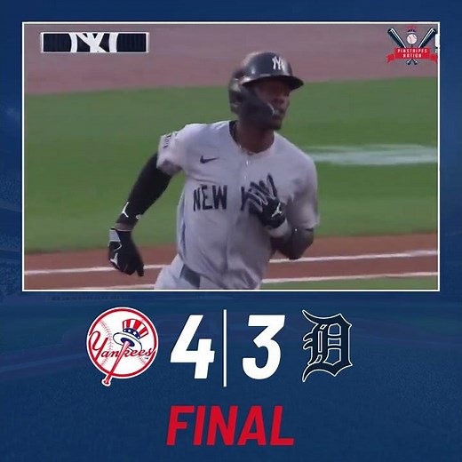 YANKEES BOUNCE BACK 🔥 | Yankees Edge Tigers 4-3 | Full Highlights