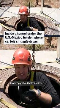 Inside a tunnel under the U.S-Mexico border where cartels smuggle drugs