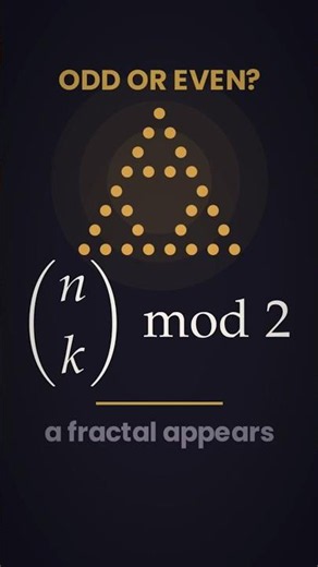 Pascal's triangle hides a fractal