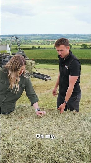 We Show Our First Time Farmer how to Make the Perfect Bale of Hay