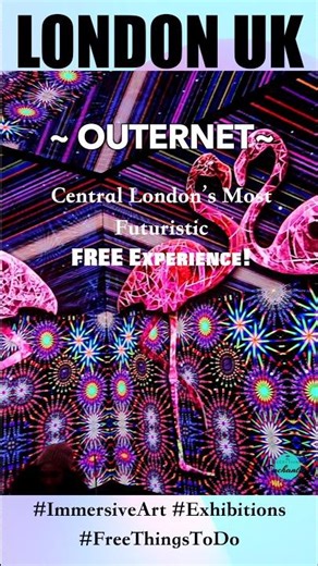 Outernet London FREE Immersive Experience #shorts #shortsfeed #london #londoncity