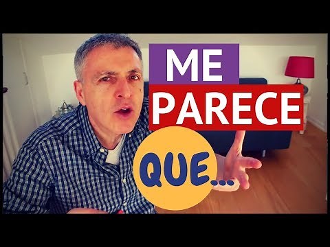 Me parece que | subjuntivo en español