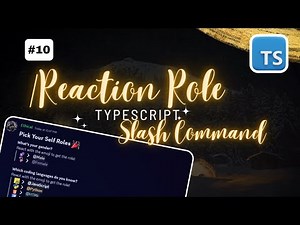How to Code a Reaction Role System for Your Discord Bot | TypeScript