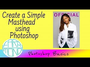 Creating a simple masthead using Photoshop