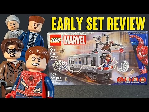 EARLY REVIEW: LEGO Spider-Man 2 "Doc Ock Subway Train Scene" (Set 76321)