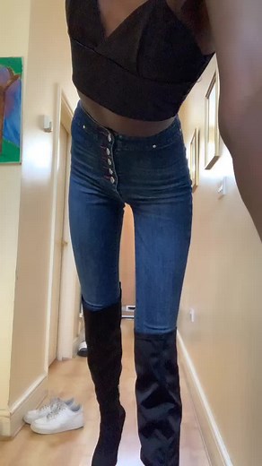 are you tired of seeing skinny girls on tiktok? Guess what we’re here to stay just deactivate your account 🤣 #skinnny #fyp too small for who?