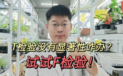 研究生一定要搞懂T检验和F检验！真的很有用！
