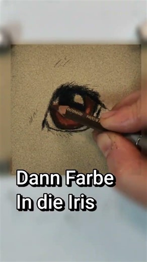 Hunde Auge in Pastell malen #hund #tutorial #dog #kunst #pastell