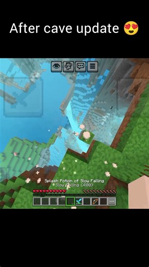 Minecraft how looks after cave update #minecraft #shorts